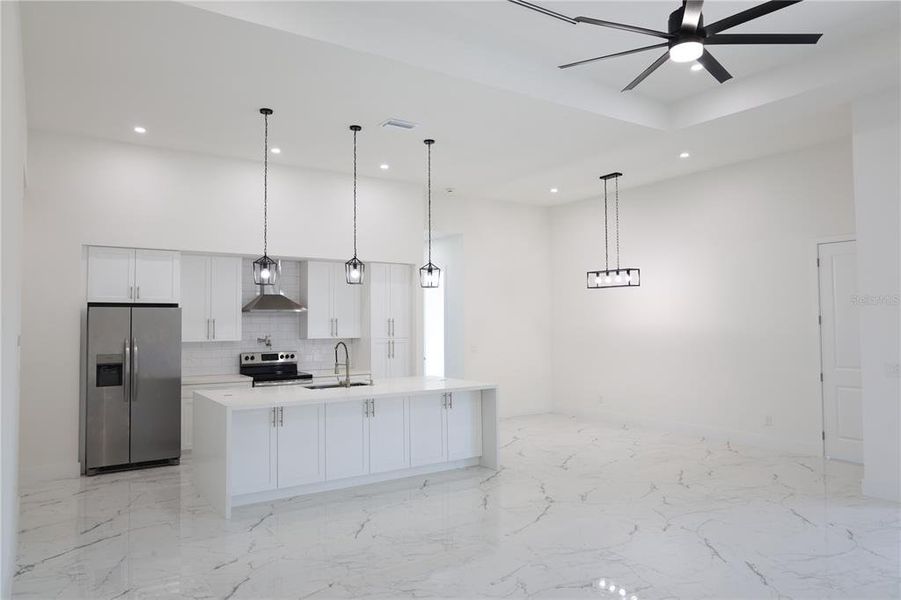 Furnished interior view inside a new home in , Cape Coral (Image 31). Furnished interior view inside a new home in , Cape Coral (Image 31).