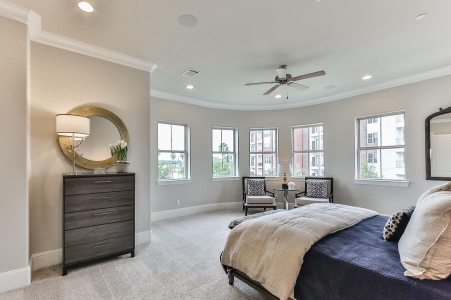 Furnished interior view inside a new home in , Sugar Land (Image 9).