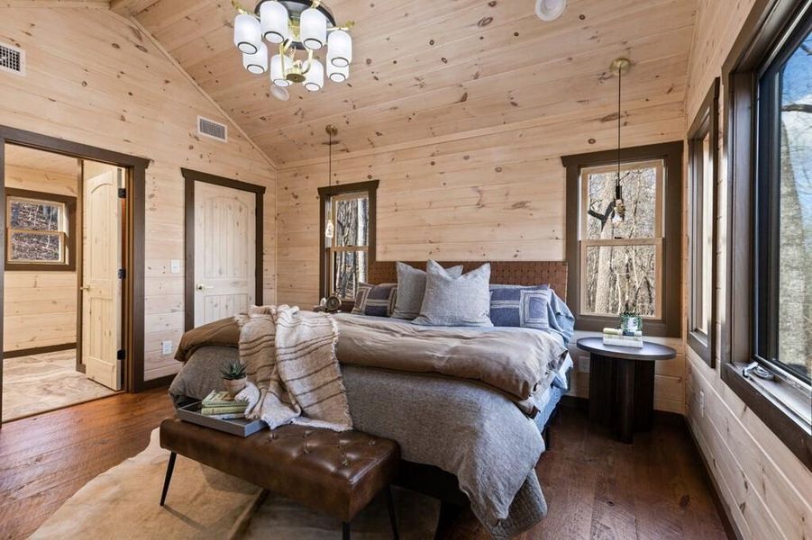 Furnished interior view inside a new home in , Blue Ridge (Image 7).