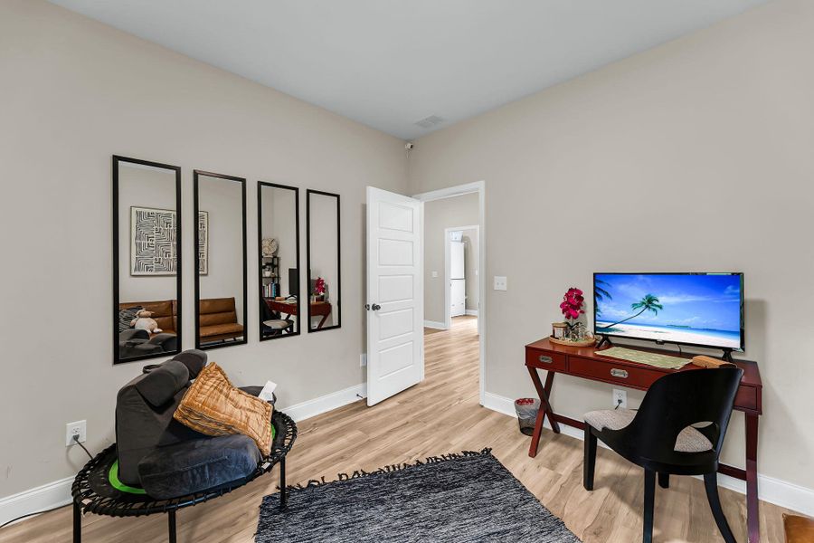 Furnished interior view inside a new home in , Smoaks (Image 15).