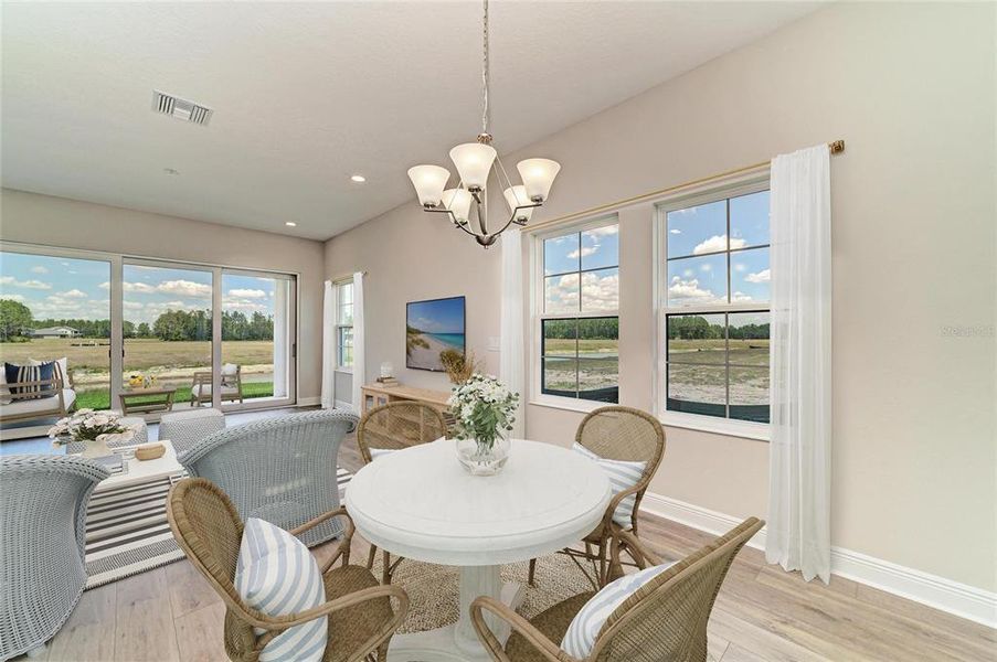 Furnished interior view inside a new home in Two Rivers, Zephyrhills (Image 6). Furnished interior view inside a new home in Two Rivers, Zephyrhills (Image 6).
