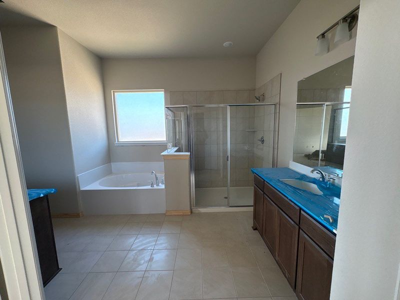 In-progress construction of a new home in Clear Sky Addition, Valley View, TX (Image 8).