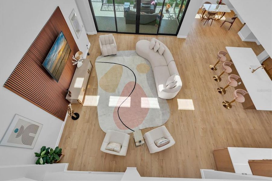 Furnished interior view inside a new home in , St. Petersburg (Image 7).