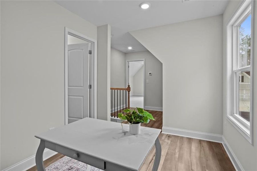 Furnished interior view inside a new home in Stratford at NatureWalk, Dallas (Image 19).