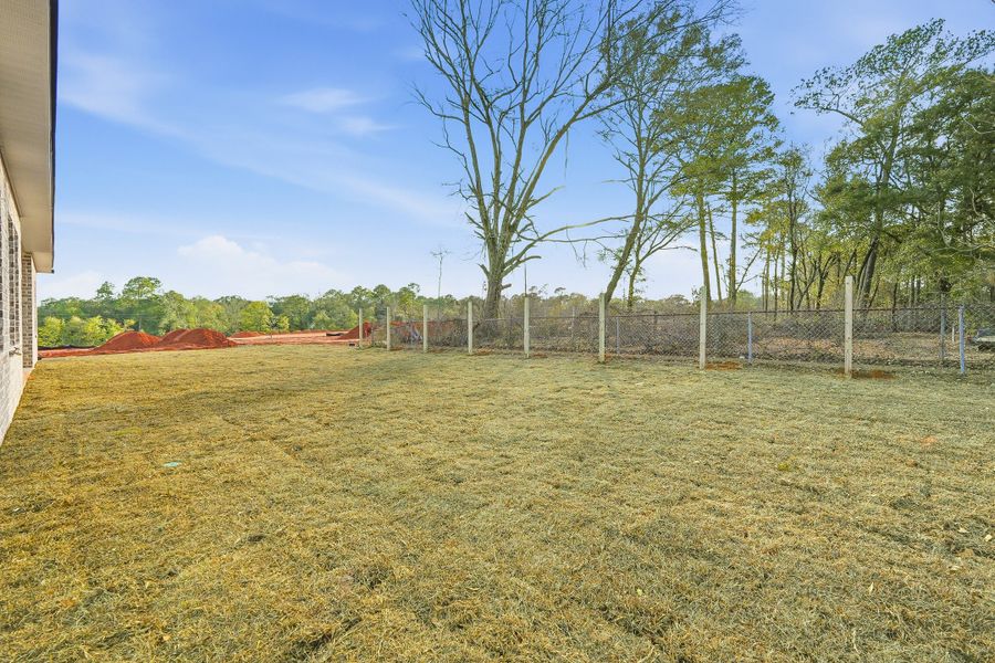 Exterior details and patio area of a home in Barton's Bend, Crestview (Image 23). Exterior details and patio area of a home in Barton's Bend, Crestview (Image 23).