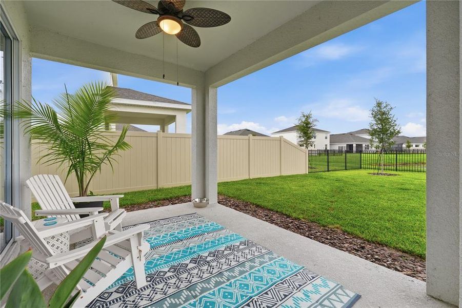 Exterior details and patio area of a home in Solera at Lakewood Ranch, Lakewood Ranch (Image 32). Exterior details and patio area of a home in Solera at Lakewood Ranch, Lakewood Ranch (Image 32).