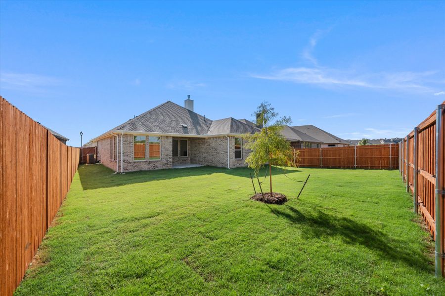 Exterior details and patio area of a home in Morningstar, Aledo (Image 30).