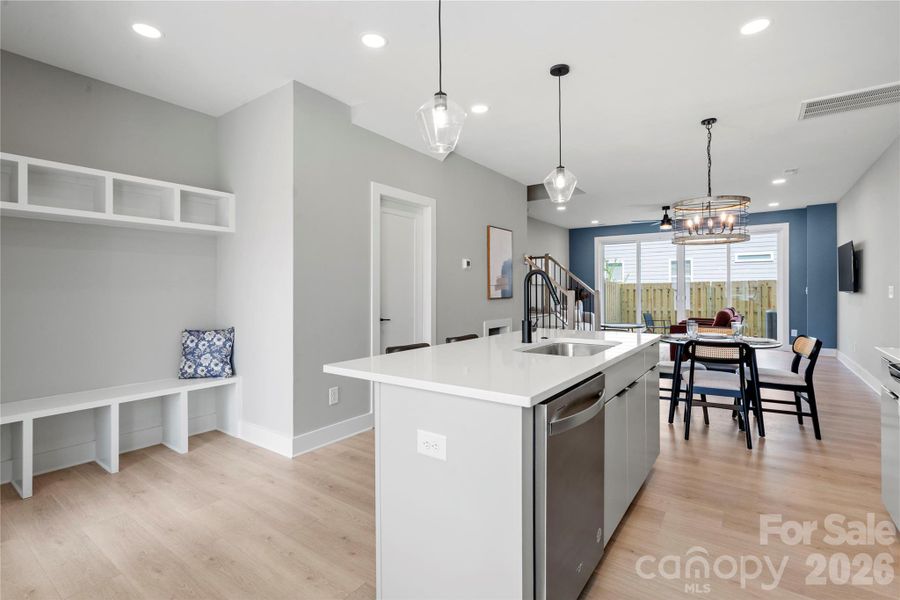 Furnished interior view inside a new home in , Charlotte (Image 4).