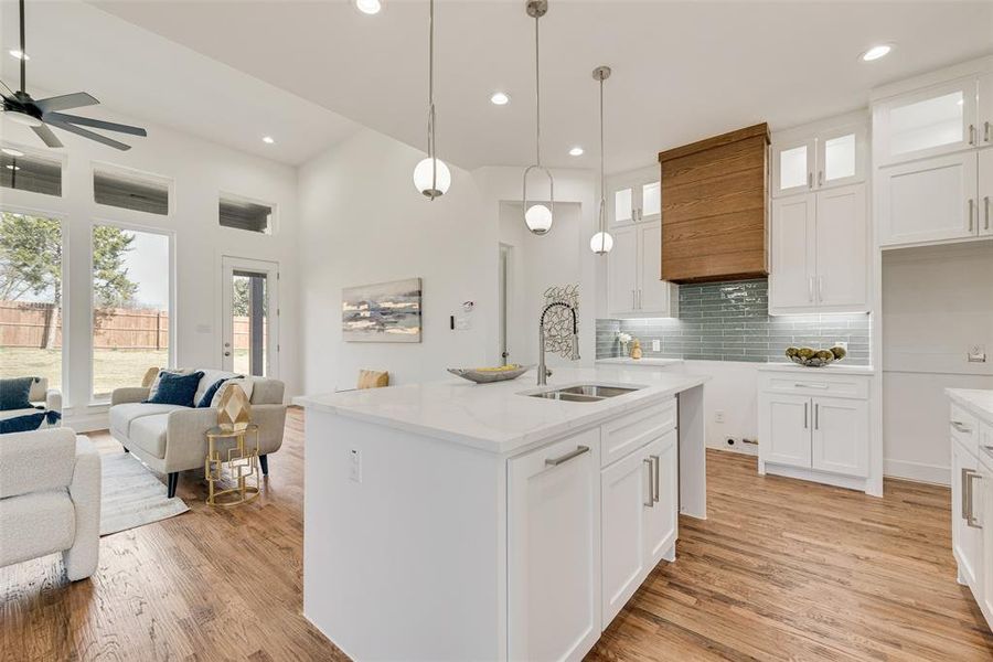 Furnished interior view inside a new home in , Dallas (Image 15).