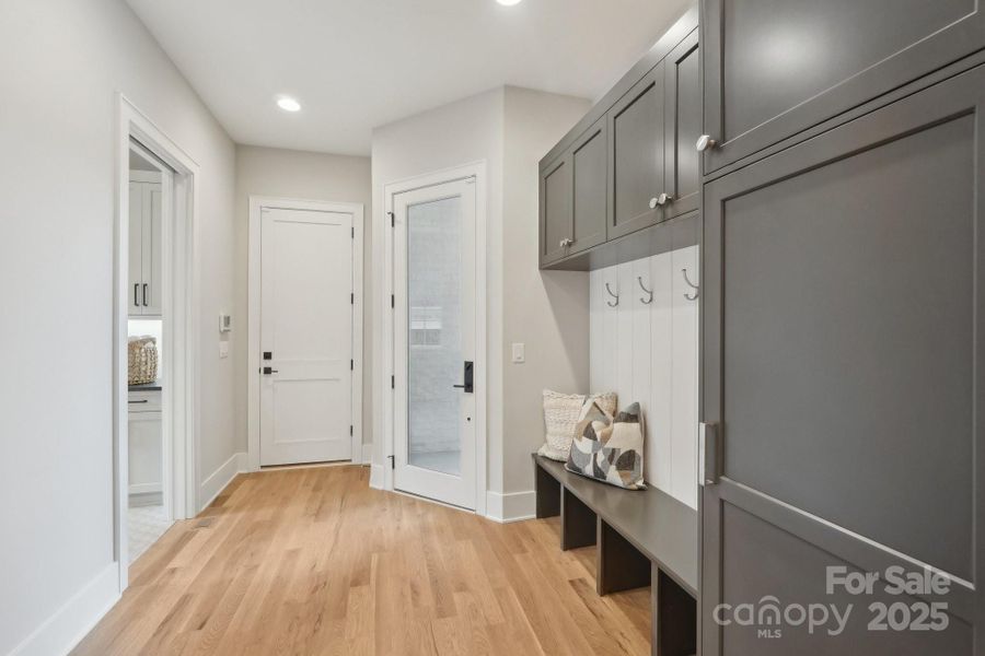 Furnished interior view inside a new home in Cardinal Crest, Weddington (Image 34).