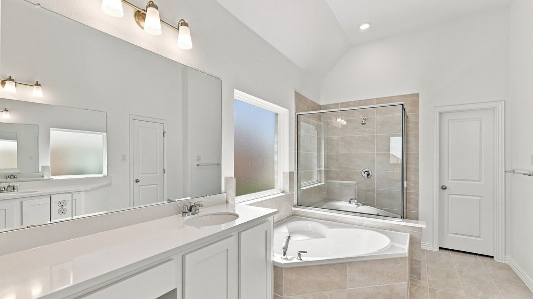 Furnished interior view inside a new home in Anna Ranch, Anna (Image 33).