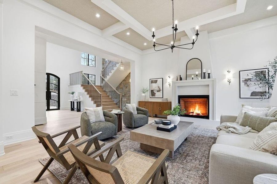 Furnished interior view inside a new home in , Milton (Image 24).