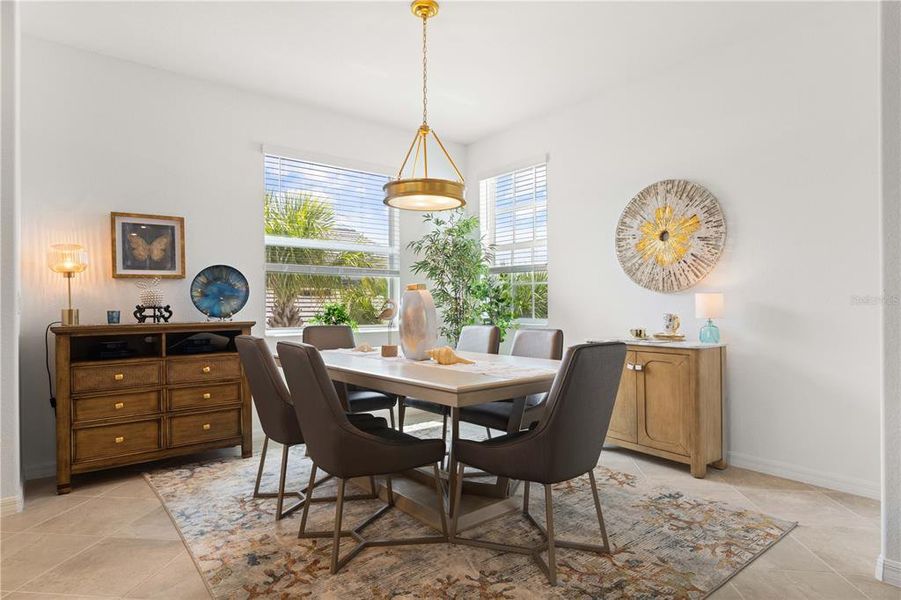 Furnished interior view inside a new home in , Punta Gorda (Image 59).