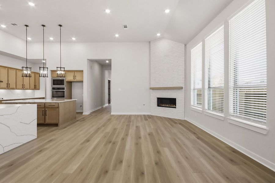 Representative Family Room - some options shown Representative Family Room - some options shown