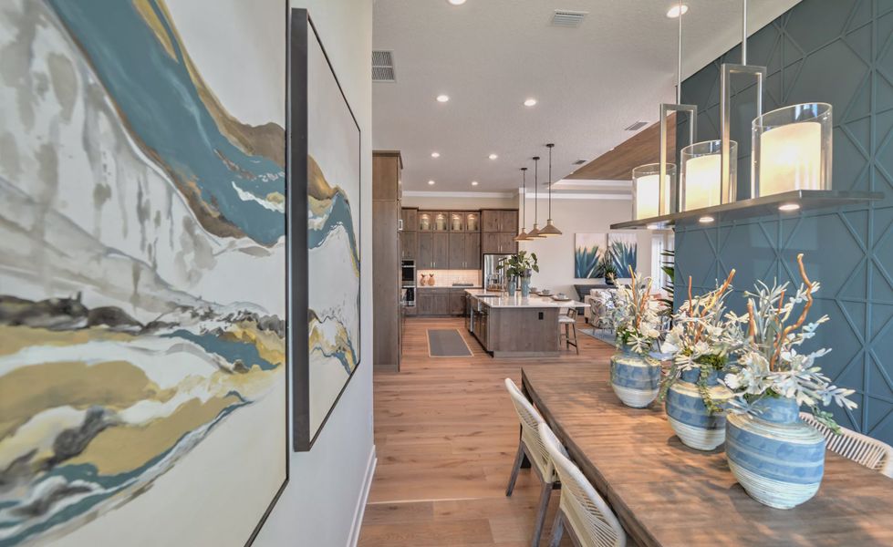 Furnished interior view inside a new home in Amelia National, Fernandina Beach (Image 29).