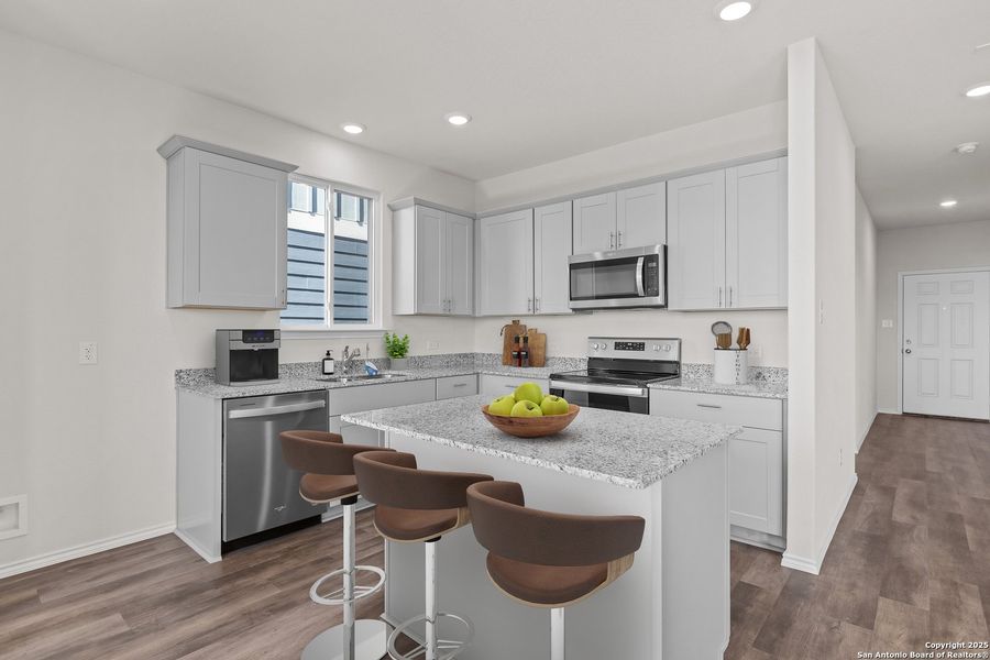 Furnished interior view inside a new home in , San Antonio (Image 5).