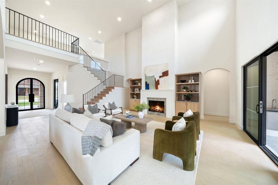 Furnished interior view inside a new home in , Dallas (Image 35). Furnished interior view inside a new home in , Dallas (Image 35).