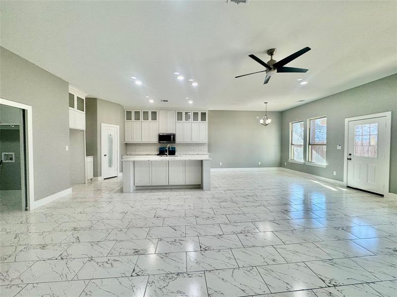 Kitchen and Living Area Kitchen and Living Area