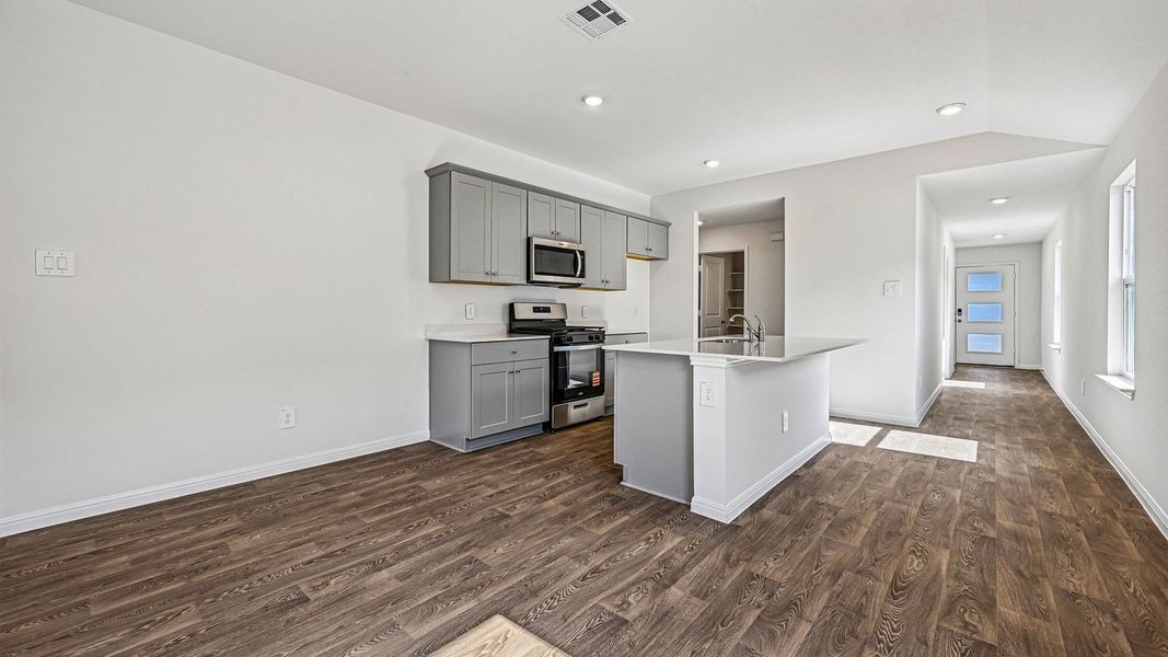 Furnished interior view inside a new home in Southgrove, Kyle (Image 14).