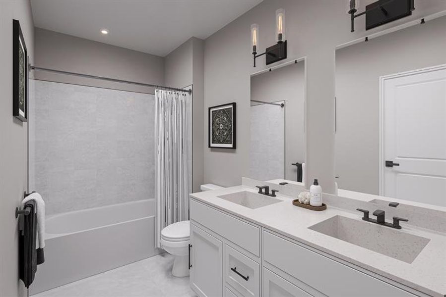 Furnished interior view inside a new home in Stowe Branch Townhomes, Charlotte (Image 5).