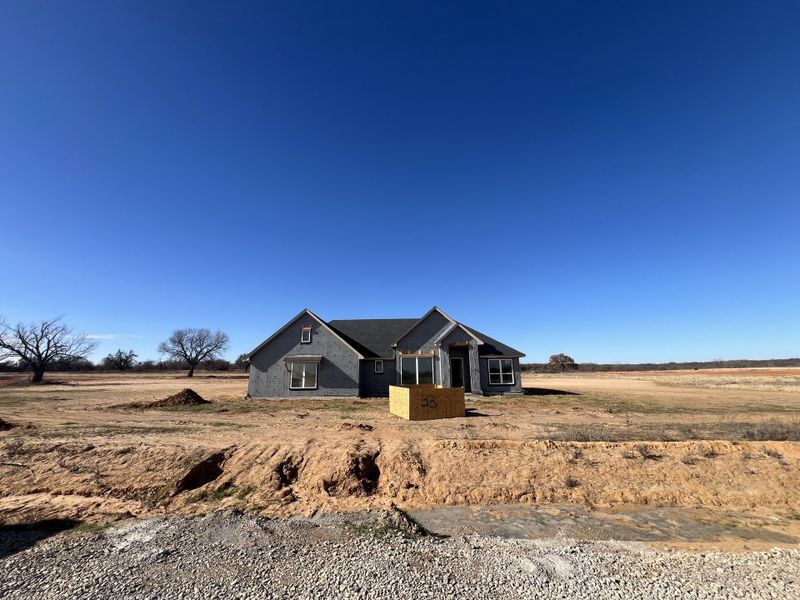 In-progress construction of a new home in Zion Valley, Poolville, TX (Image 4).