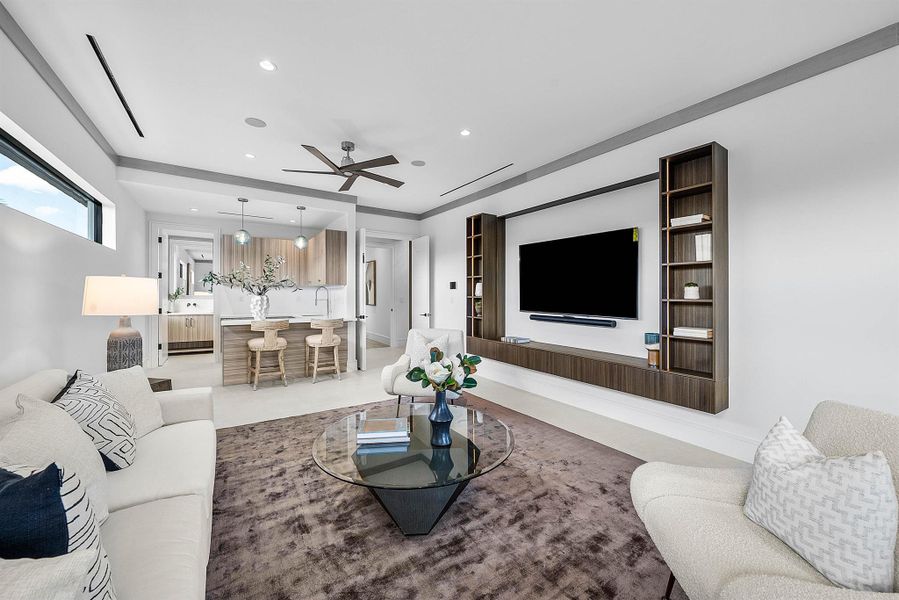 Furnished interior view inside a new home in , Boca Raton (Image 14).