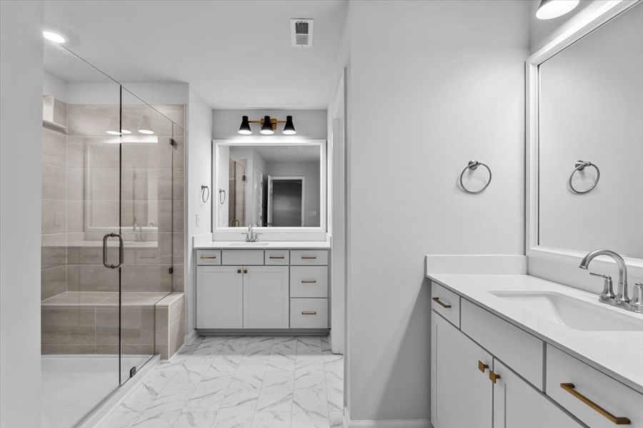 Furnished interior view inside a new home in Fieldstone, Lexington (Image 11).