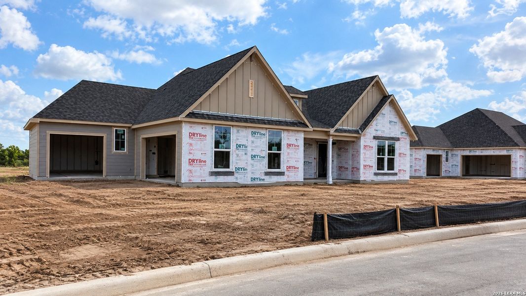 In-progress construction of a new home in Wildwood Reserve, San Antonio, TX (Image 6).