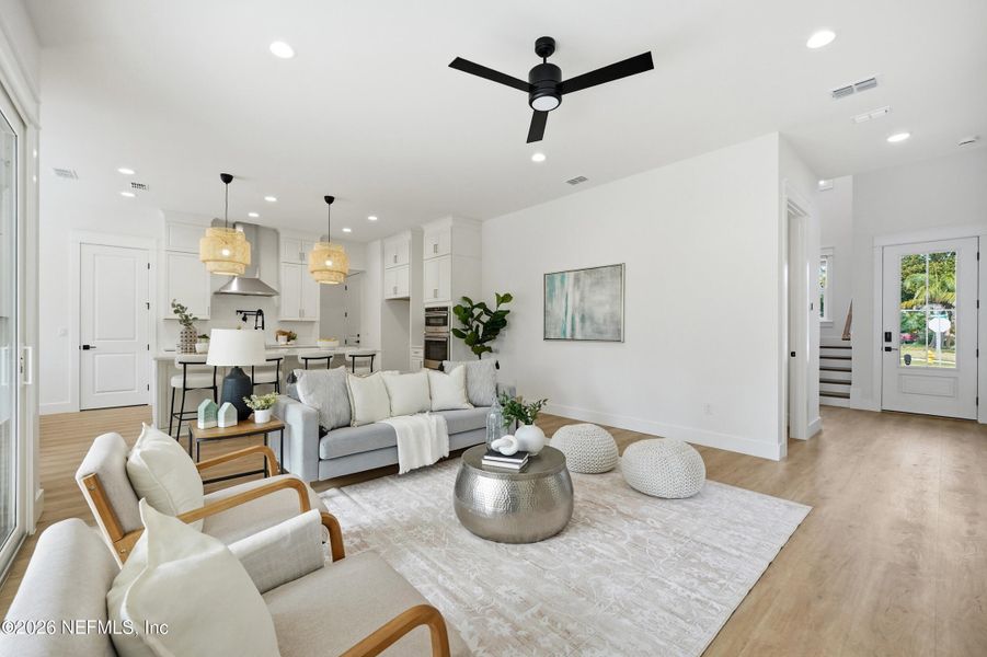 Furnished interior view inside a new home in , Jacksonville Beach (Image 10).