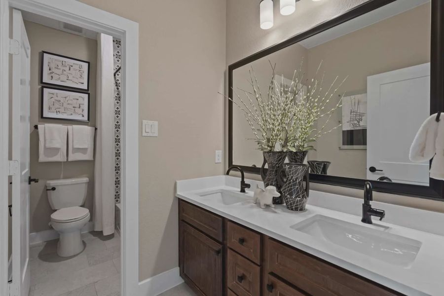 Furnished interior view inside a new home in Briarley, Montgomery (Image 14). Furnished interior view inside a new home in Briarley, Montgomery (Image 14).