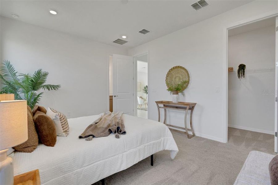 Furnished interior view inside a new home in Creekside Run at Babcock Ranch, Punta Gorda (Image 13).