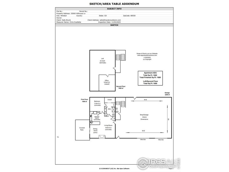 2D floor plan layout of this home in , Windsor, CO (Image 4).