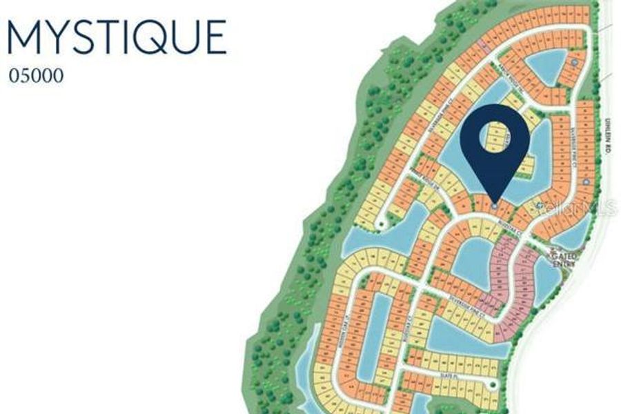 Site map: Lot 50 - Water View!