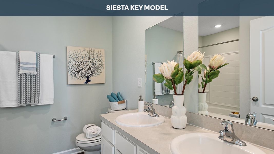 Image 23 representing the Siesta Key by D.R. Horton in Sawmill Branch Express, Palm Coast, FL.