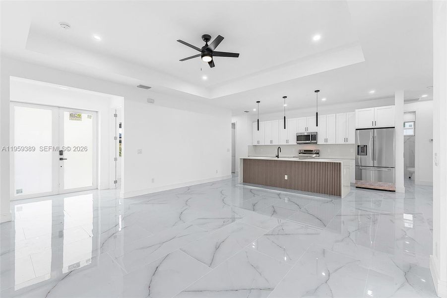 Spacious, unfurnished interior of a new home in , Cape Coral (Image 18). Spacious, unfurnished interior of a new home in , Cape Coral (Image 18).