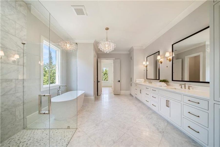 Furnished interior view inside a new home in , Alpharetta (Image 11).