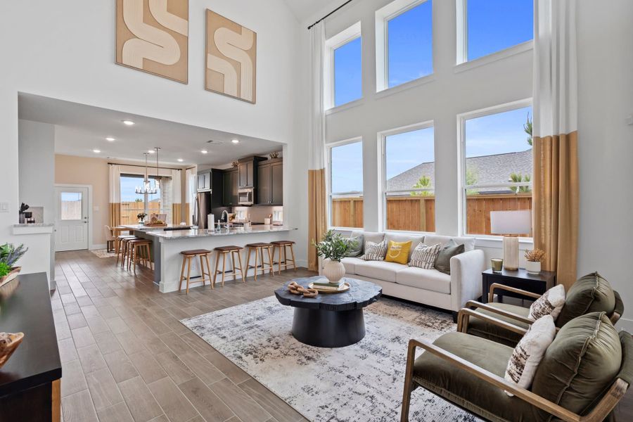 Furnished interior view inside a new home in Jordan Ranch, Fulshear (Image 6).