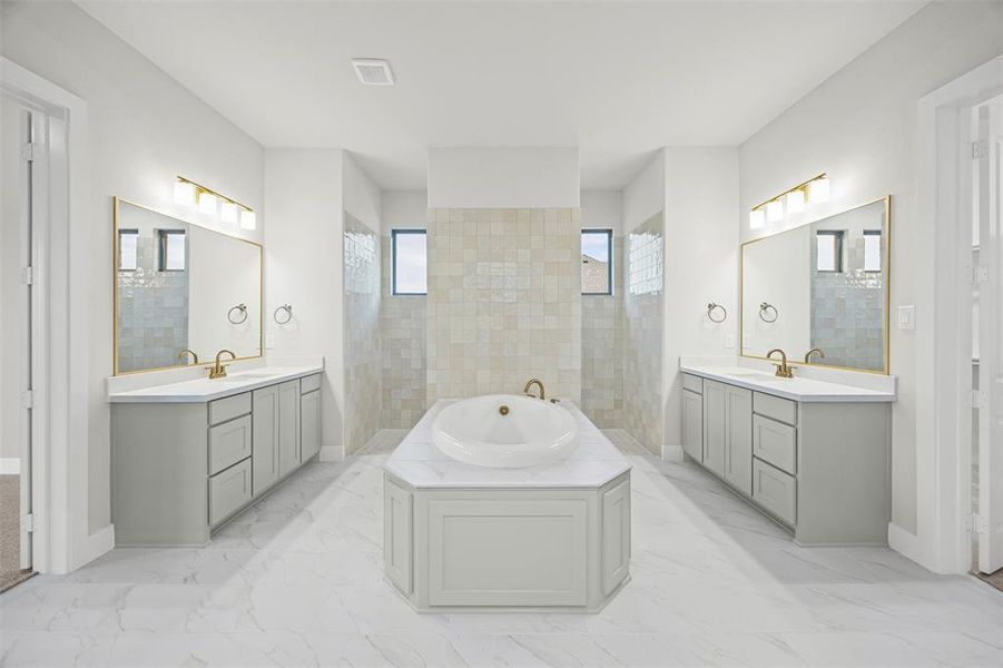 Furnished interior view inside a new home in Tuscan Estates (1 Acre Lots), Waxahachie (Image 8). Furnished interior view inside a new home in Tuscan Estates (1 Acre Lots), Waxahachie (Image 8).