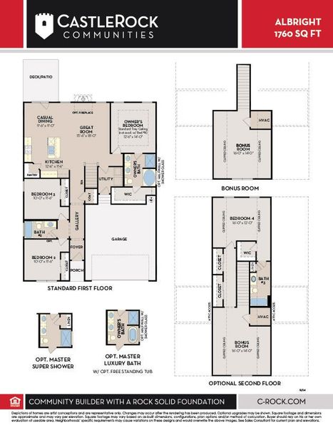 2D floor plan layout of this home in McCain's Station, Gallatin, TN (Image 2).