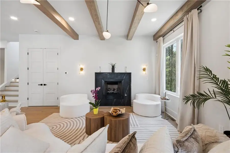 Furnished interior view inside a new home in , Atlanta (Image 5).