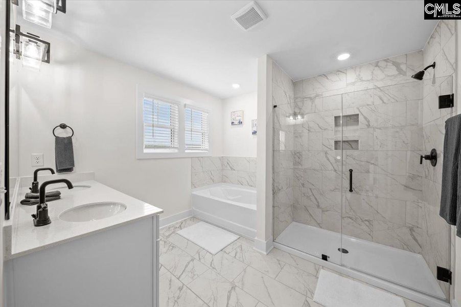 Furnished interior view inside a new home in Blythewood Farms, Blythewood (Image 14). Furnished interior view inside a new home in Blythewood Farms, Blythewood (Image 14).