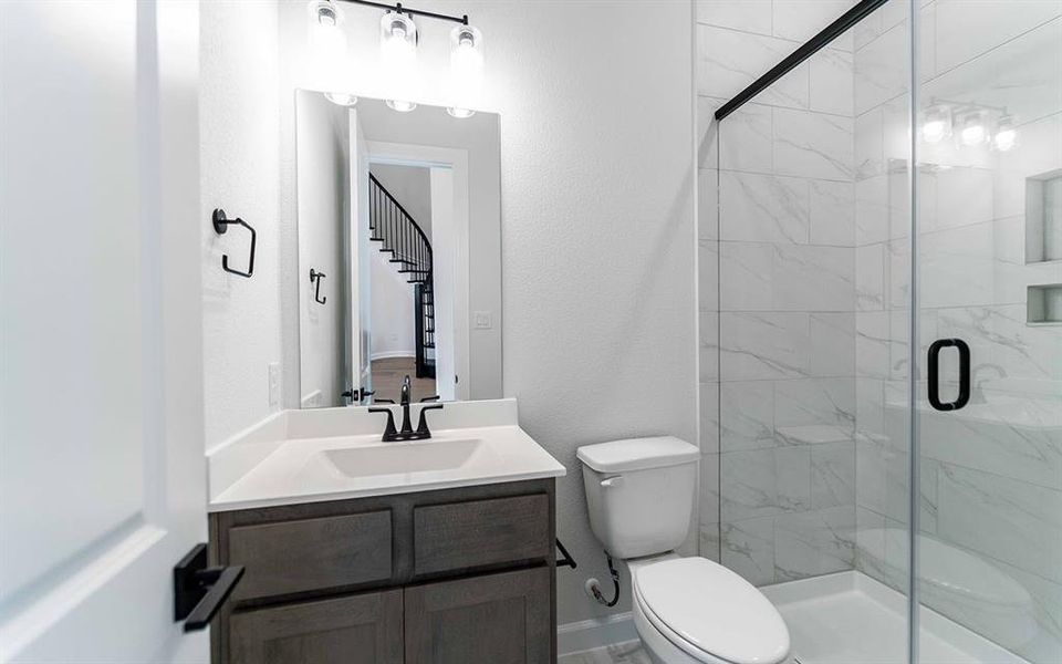 Furnished interior view inside a new home in Heath Golf & Yacht Club, Heath (Image 7).