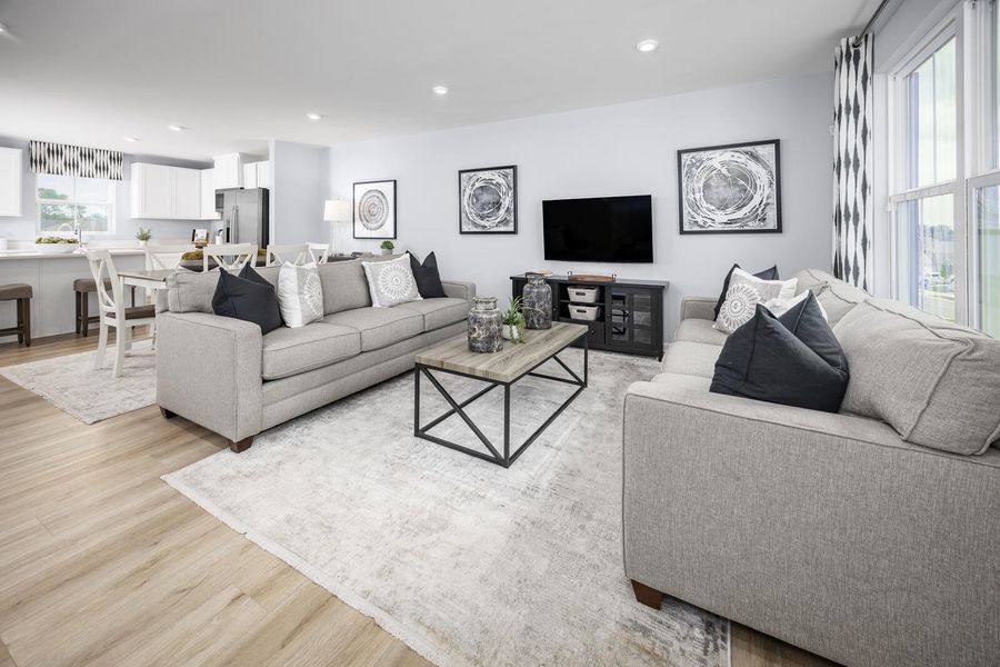 Furnished interior view inside a new home in Somerset, Santee (Image 13).