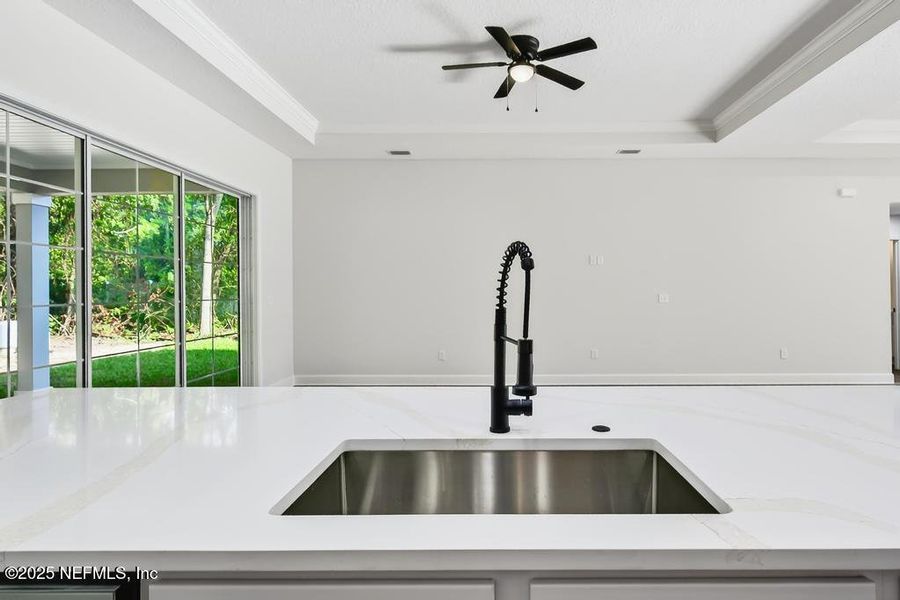 Furnished interior view inside a new home in , Jacksonville (Image 13). Furnished interior view inside a new home in , Jacksonville (Image 13).