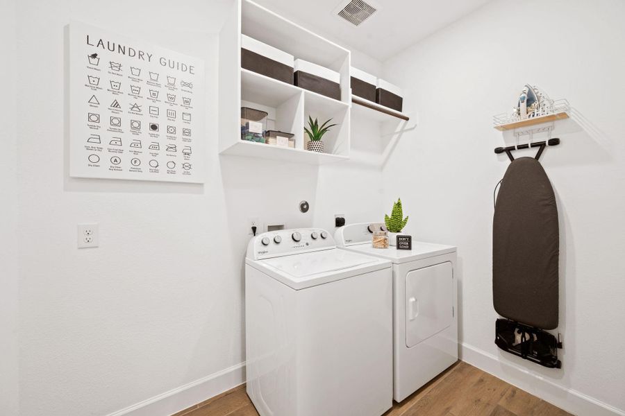 Furnished interior view inside a new home in The Highlands, Porter (Image 13).