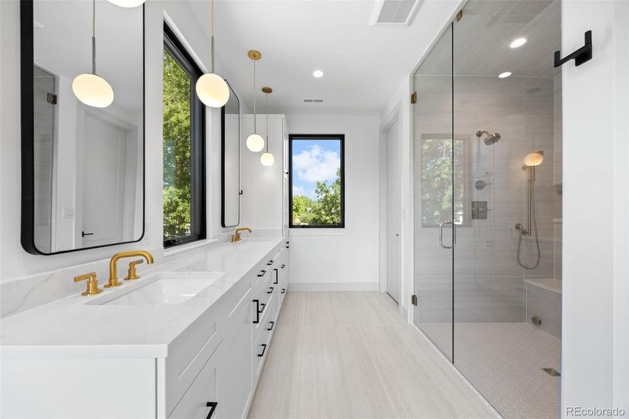 Furnished interior view inside a new home in , Denver (Image 21).