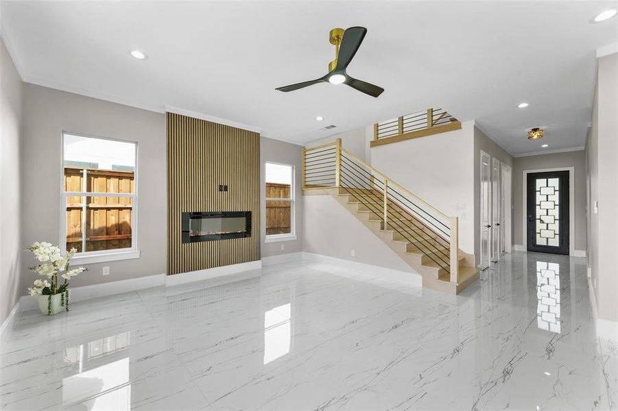 Spacious, unfurnished interior of a new home in , Dallas (Image 27). Spacious, unfurnished interior of a new home in , Dallas (Image 27).