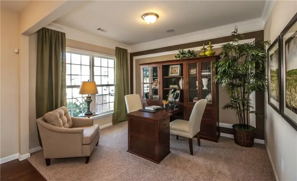Furnished interior view inside a new home in Sierra Creek, Hoschton (Image 7).