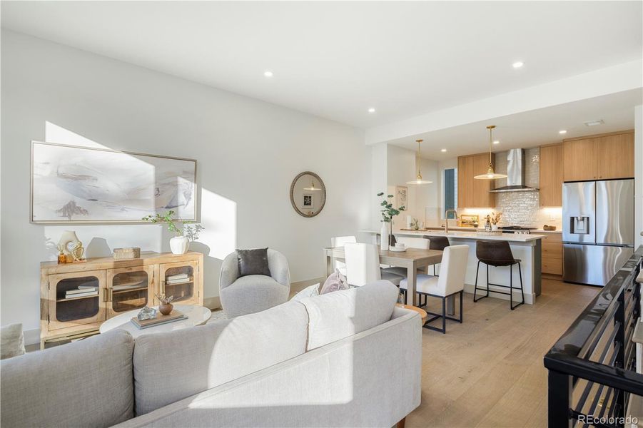 Open Living Kitchen Dining Open Living Kitchen Dining