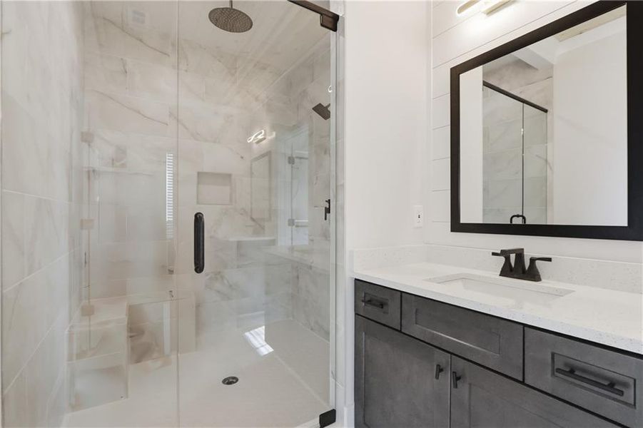 Furnished interior view inside a new home in , Braselton (Image 12).